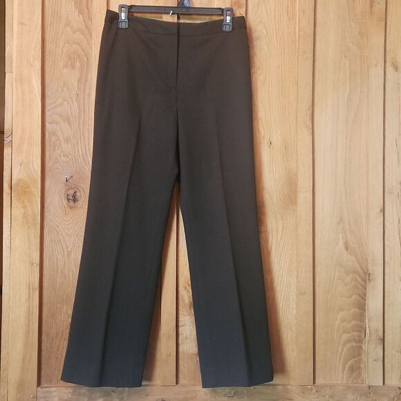 Tahari Arthur S Levine Single Breasted Blazer & Pant Suit- Size 4, Dark Brown - Picture 4 of 13